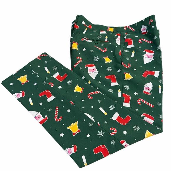 Opposuit Christmas pants funny Santa sz M - Picture 2 of 10